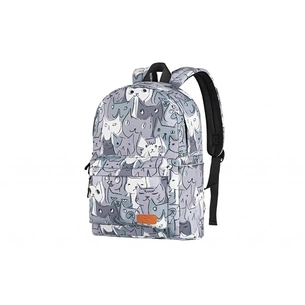 Рюкзак для ноутбука 2E 13" TeensPack Cats, grey (2E-BPT6114GC) зображення 1