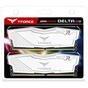 Модуль пам'яті для комп'ютера DDR4 16GB (2x8GB) 2400 MHz T-Force Delta White RGB Team (TF4D416G2400HC15BDC01) - зменшене зображення 3