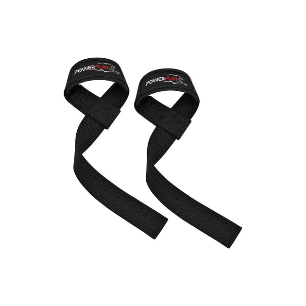 Кистьові лямки PowerPlay 7065 Classic Lifting Gym Straps Чорні (PP_7065_Black) - picture 2