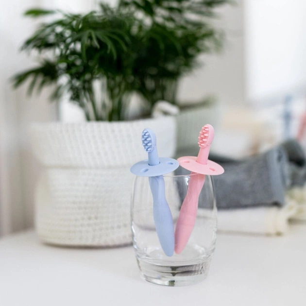 Детская зубная щетка Canpol babies с ограничителем - голубая (51/500_blu) - изображение 8