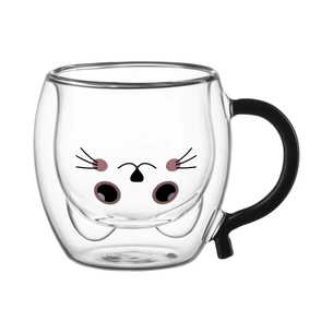 Набір чашок Ardesto Animals BAR 250 мл 2 шт прозорий (AR2625BAR) изображение 1