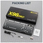 Клавиатура Attack Shark X98 Pro RGB Wireless/Bluetooth/USB UA Moonlit Night (X98PROMN_AS) - уменьшенное изображение 2