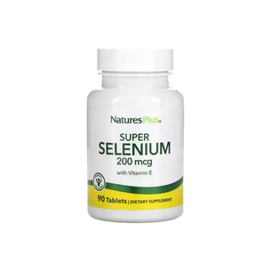 Вітамінно-мінеральний комплекс Natures Plus Селен с витамином Е, 200 мкг, Super Selenium With Vitamin E, 90 таблеток (NAP-03501) зображення 1