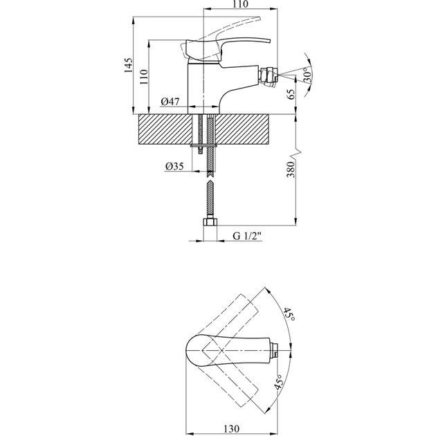Змішувач Kroner Odra-C020 - picture 7
