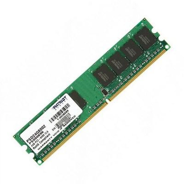 Модуль пам'яті для комп'ютера DDR2 4GB 800 MHz Patriot (PSD24G8002) - зображення 1