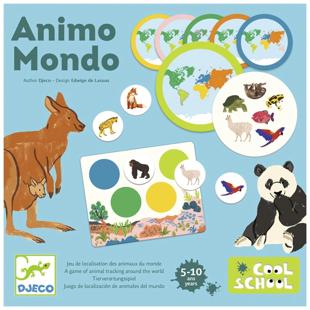 Настільна гра Djeco Анімо Мондо (Animo Mondo) (DJ08198) - зображення 1