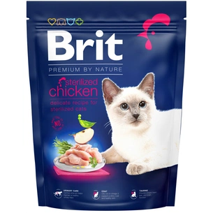 Сухий корм для кішок Brit Premium by Nature Cat Sterilised 300 г (8595602552993) зображення 1