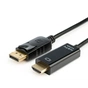 Кабель мультимедийный DisplayPort M to HDMI M 5.0m 8K/4K black Atcom (50100) - уменьшенное изображение 2
