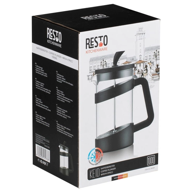 Френч-прес Resto Keid діагональ 1000 мл чорний (90509) - picture 11