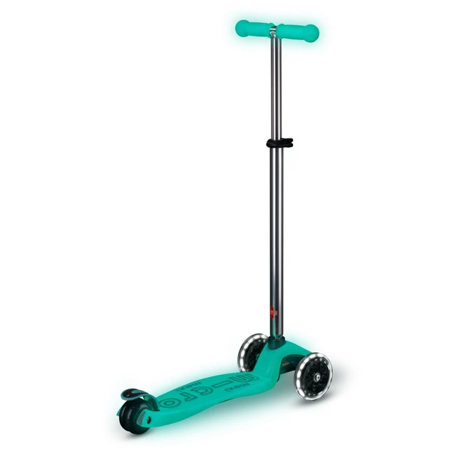 Самокат Micro Maxi Deluxe Glow LED Желейный зеленый (MMD365) - изображение 3