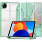Чохол до планшета BeCover Soft Edge TPU Xiaomi Redmi Pad SE 8.7" Green Marble (712574) - зменшене зображення 1