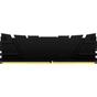 Модуль пам'яті для комп'ютера DDR4 64GB (2x32GB) 3600 MHz Renegade Black Kingston Fury (ex.HyperX) (KF436C18RB2K2/64) - зменшене зображення 3