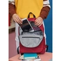 Рюкзак для ноутбука Xiaomi 14" RunMi 90 Points Youth College, 15L, Deep Red (6972125147981) - зменшене зображення 4