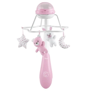 Мобіле Chicco проектор на ліжечко 3 в 1 "Райдуга" рожевий (11041.10) зображення 1