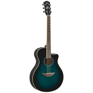 Гітара електроакустична Yamaha APX600 Oriental Blue Burst изображение 1