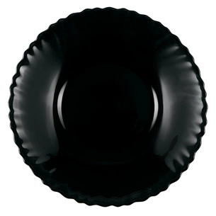 Тарілка Vittora Black Wave хвиляста десертна 19 см (V-190Wbl) зображення 1