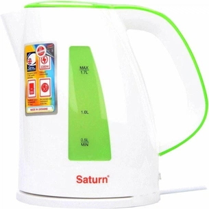 Електрочайник Saturn ST-EK8436 Lt. Green/White зображення 1