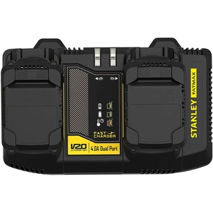 Зарядний пристрій для акумуляторів інструменту Stanley на 2 акумулятори, 20V, вихідний струм 4A (SFMCB24) изображение 1