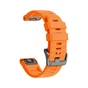Ремінець до смарт-годинника Armorstandart Silicone 22mm для Garmin Fenix 5/6 Orange (ARM60806) - зменшене зображення 3