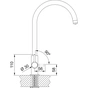 Змішувач Hansgrohe Lina Clear Water (120.0703.746) - уменьшенное изображение 5
