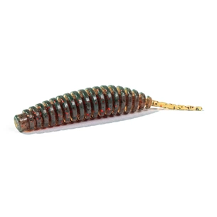 Силікон рибальський FishUP Tanta 3.5" 019 - Motor Oil/Red (5шт/уп) (1864.13.92) зображення 1