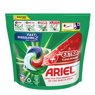 Капсули для прання Ariel Pods All-in-1 + Сила екстраочищення 36 шт. (8001090804990) зображення 1