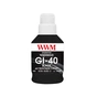 Чорнило WWM Canon GI-40 для G5040/G6040 190г Black Pigmented (KeyLock) (G40BP) - зменшене зображення 1