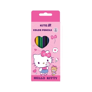 Олівці кольорові Kite Hello Kitty двосторонні, 12 шт. 24 кольори (HK25-054-1) зображення 1