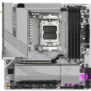 Материнська плата GIGABYTE B650M AORUS ELITE AX ICE (B650M A ELITE AX ICE) зображення 1