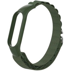 Ремінець до фітнес браслета Armorstandart AlpinaStyle Band для Xiaomi Mi Band 7/6/5/4 Green (ARM64988) изображение 1