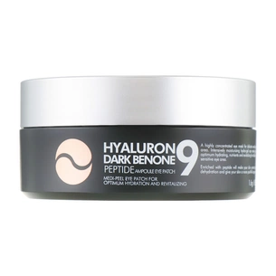 Патчі під очі Medi-Peel Hyaluron Dark Benone Peptide 9 Ampoule Eye Patch Гідрогелеві від темних кіл з пептидами 60 шт. (8809409343655) зображення 1