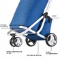 Сумка-візок ShoppingCruiser 3 Wheels 72 л Blue (928364) - уменьшенное изображение 2