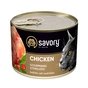 Вологий корм для кішок Savory Cat Can Adult Sterilised курка 200 г (4820232630754) - зменшене зображення 1