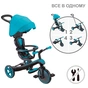 Дитячий велосипед Globber Explorer Trike 4 в 1, бірюзовий (634-105) - зменшене зображення 9