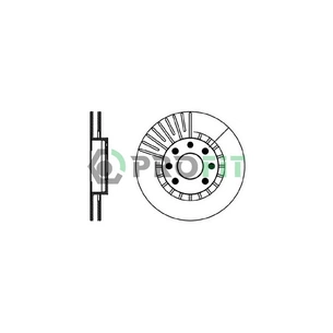 Гальмівний диск Profit 5010-0206 зображення 1