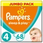 Підгузки Pampers Sleep & Play Maxi Розмір 4 (9-14 кг), 68 шт (4015400203551) - зменшене зображення 1