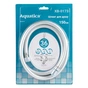 Шланг для душа AQUATICA 1/2" PVC 3-х шаровий з підшипником сріблястий (XB-0173) - зменшене зображення 4