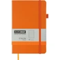 Книга записна Buromax Etalon 125x195 мм 96 аркушів в лінію обкладинка зі штучної шкіри Помаранчева (BM.291260-11) - зменшене зображення 1
