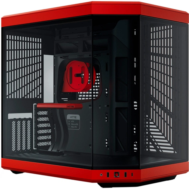 Корпус для ПК Hyte Y70 Black-Red (CS-HYTE-Y70-BR) - изображение 1