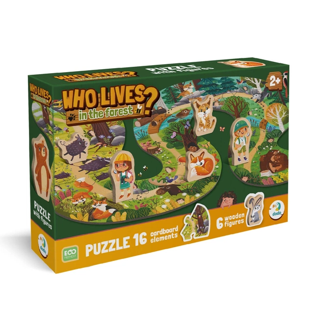 Пазл DoDo Хто живе в лісі? (300608) - picture 1