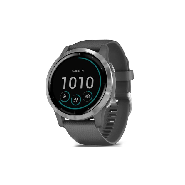 Смарт-годинник Garmin vivoactive 4, Shadow Grey with Silver Hardware, GPS navy (010-02174-03) - изображение 1