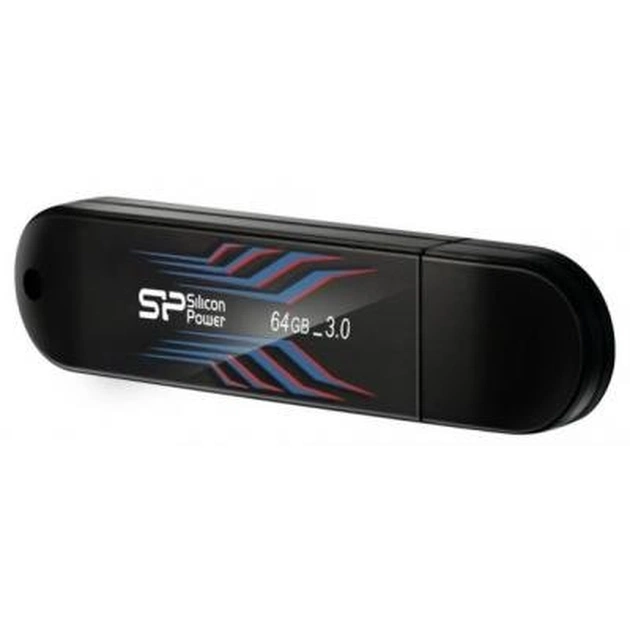 USB флеш накопичувач Silicon Power 64Gb BLAZE B10 USB3.0 (SP064GBUF3B10V1B) - изображение 1