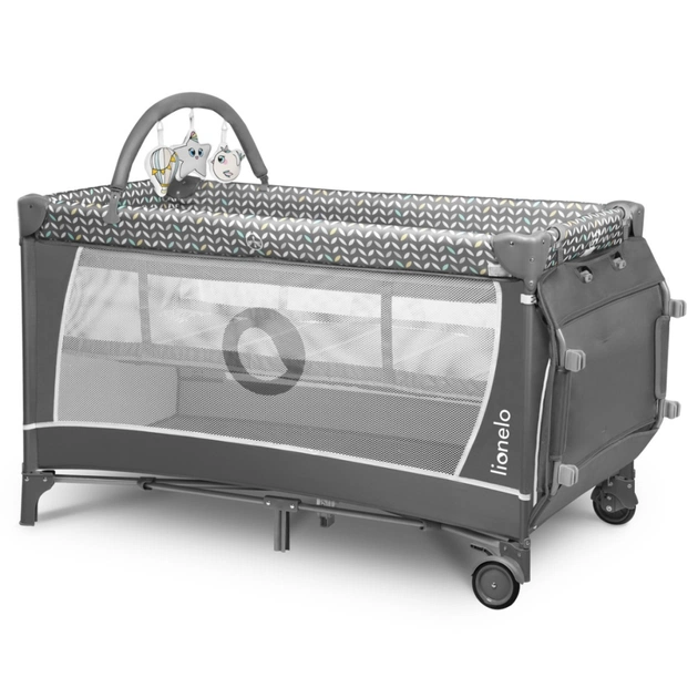 Дитячий манеж Lionelo Flower Grey Scandi (LO-FLOWER GREY SCANDI) - picture 3