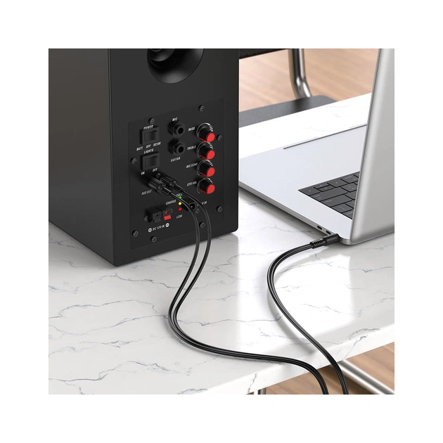 Кабель мультимедійний 3.5mm M to 2xRCA 1.5m Black BOROFONE (6974443382204) - picture 6