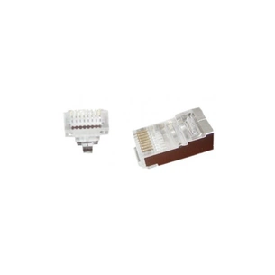 Конектор RJ45 cat.5e FTP 8P8C * 100 (наскрізні отв., позолоч. конт.) Cablexpert (LC-PTF-01/100) зображення 1