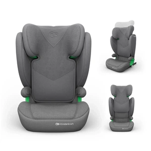 Автокресло Kinderkraft Junior Fix 2 Plus i-Size Grey (KCJUFI20GRYPL0N) (5902533931156) изображение 1