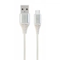 Дата кабель USB 2.0 AM to USB-C 1.0m Cablexpert (CC-USB2B-AMCM-1M-BW2) - зменшене зображення 1