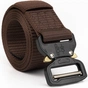 Ремінь Vintage Чоловічий текстильний Коричневий (20338) - зменшене зображення 1