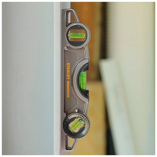 Рівень Stanley FatMax XL TORPEDO, алюмінієвий, 250мм, 3 капсули, магнітний. (0-43-609) - picture 8