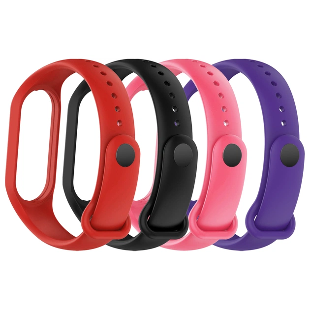 Ремінець до фітнес браслета Armorstandart комплект 4шт Xiaomi Mi Band 7/6/5 Sport (ARM87048) - зображення 1